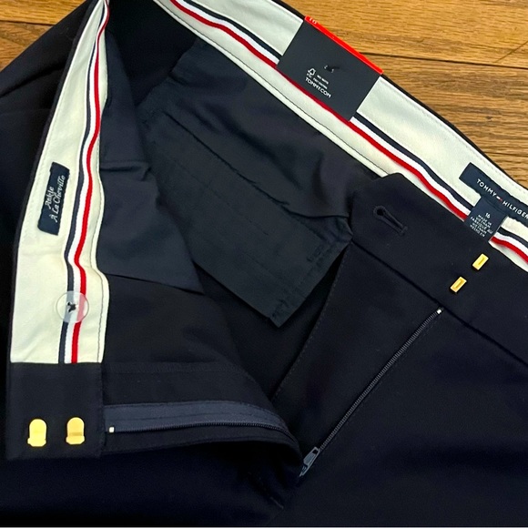 Tommy Hilfiger Woman’s Masters Navy Ankle Ala Cheville Pants Size 16 - Picture 7 of 8